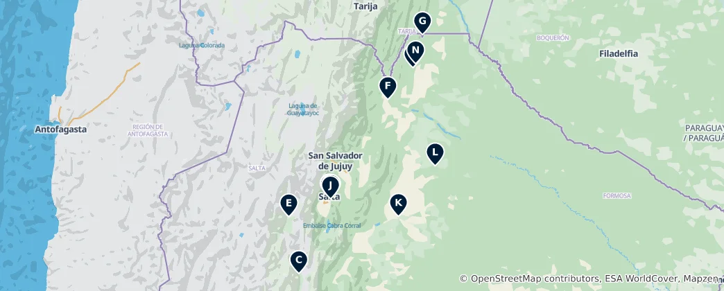 Map of Sacred Sites and Churches