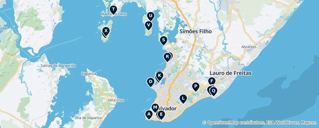 Mapa Parks and Viewpoints