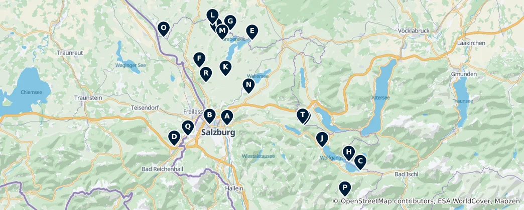 Map of Christian Religious Sites