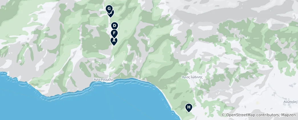 Map of Bridges and Paths of Samaria