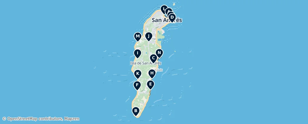 San Andrés Essentials — Mapa