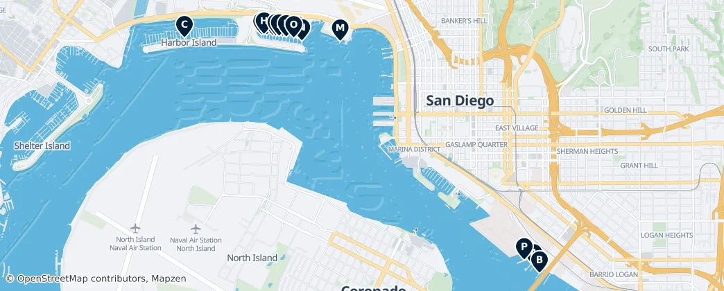 Map of Historic Piers
