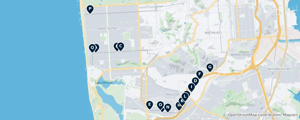 Mappa di Fermate Chiave del Trasporto Pubblico
