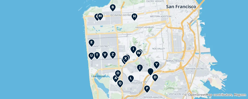 Mappa di Le Migliori Destinazioni per Foodie