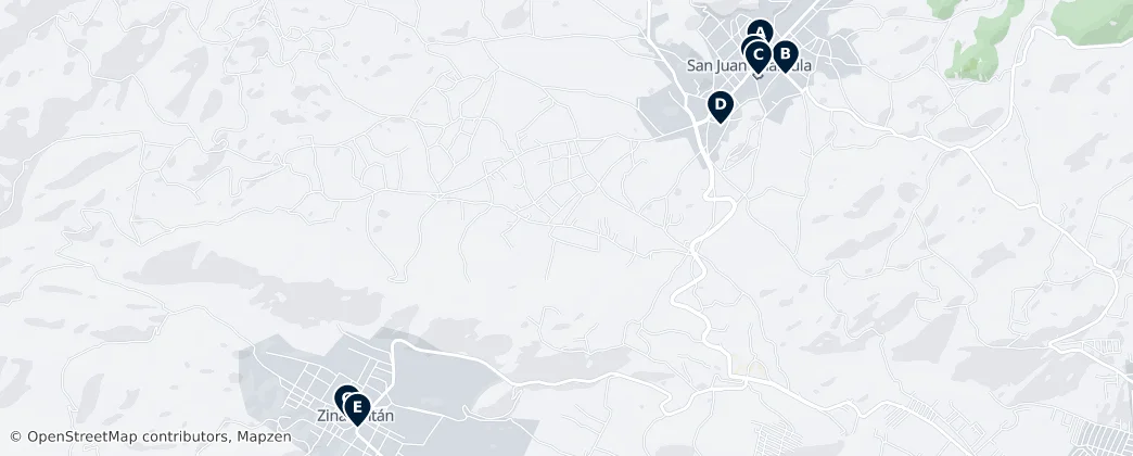 San Juan Chamula Essentials – Mapa