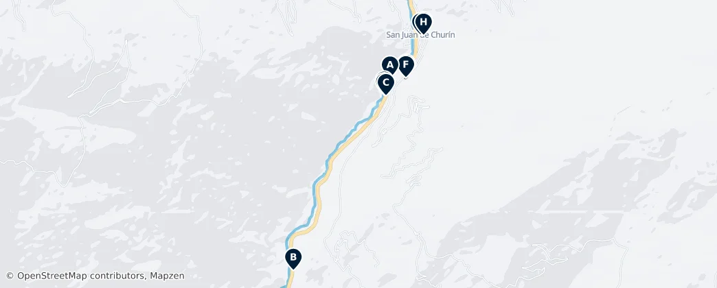 San Juan de Churín Essentials — Map