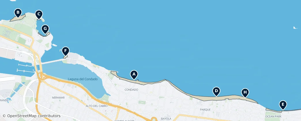 Best Beaches — Mapa