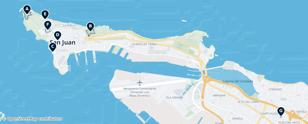 Editor's Choice: Old San Juan — Mapa