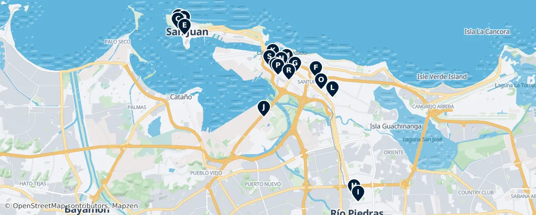 Museums and Art Galleries — Mapa