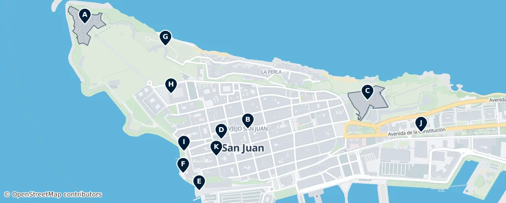 San Juan's Unmissable Essentials — Mapa