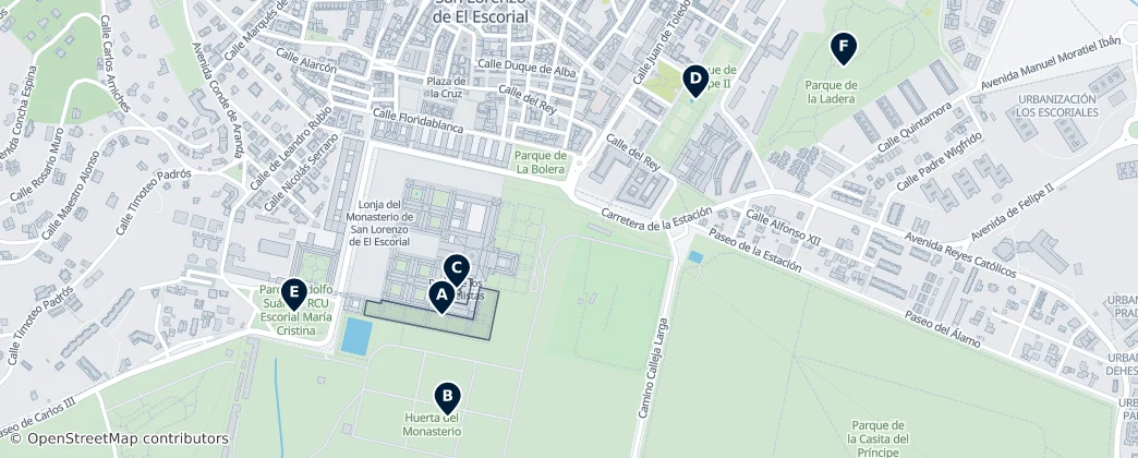 Parks & Gardens – Mapa