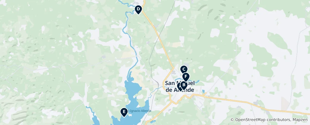 Mappa di Parks and Viewpoints
