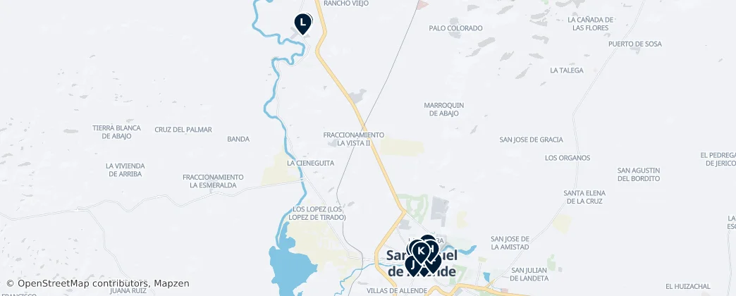 Mappa di San Miguel de Allende: Essential Highlights