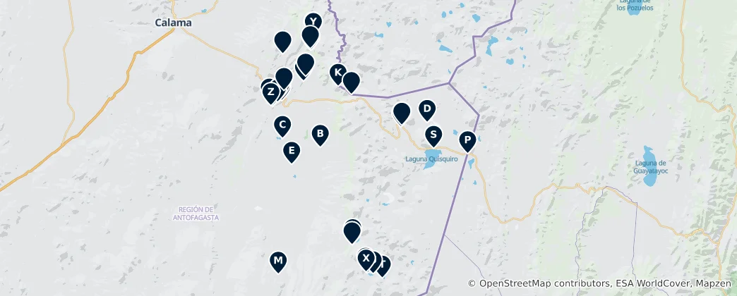 Map of Viewpoints and Natural Wonders