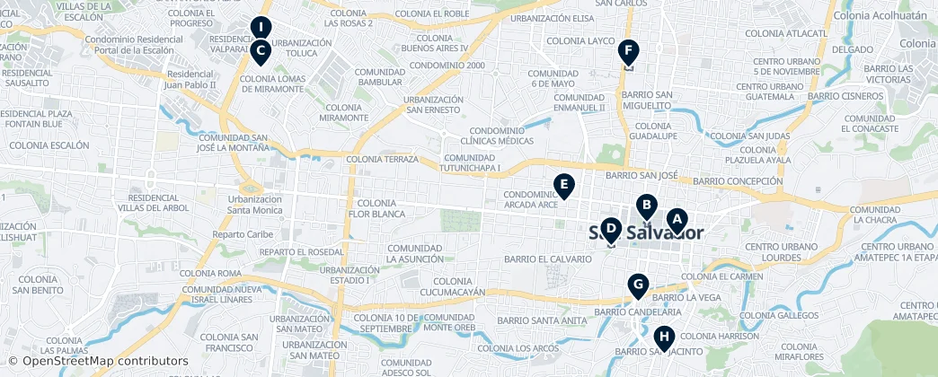 Religious Heritage — Mapa