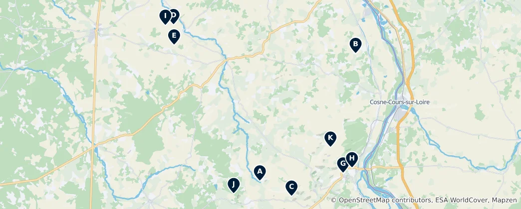 Mappa di Artisanal Pottery & Manor Houses