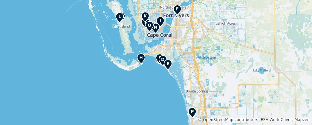 Map of Christian Churches & Chapels