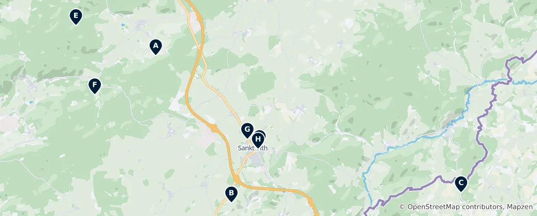 Map of Sankt Vith Essentials