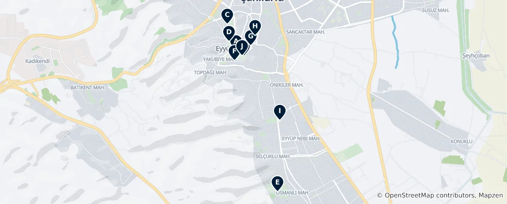 Mapa Şanlıurfa Essentials
