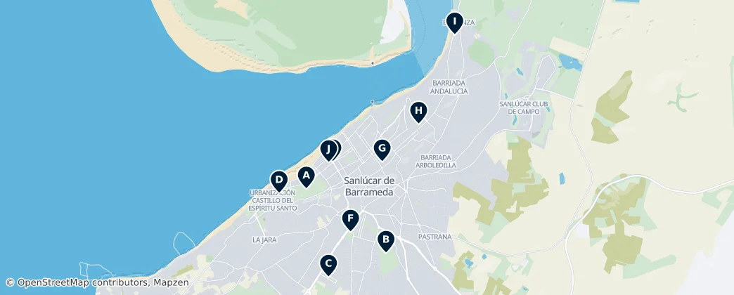 Parks and Gardens — Mapa