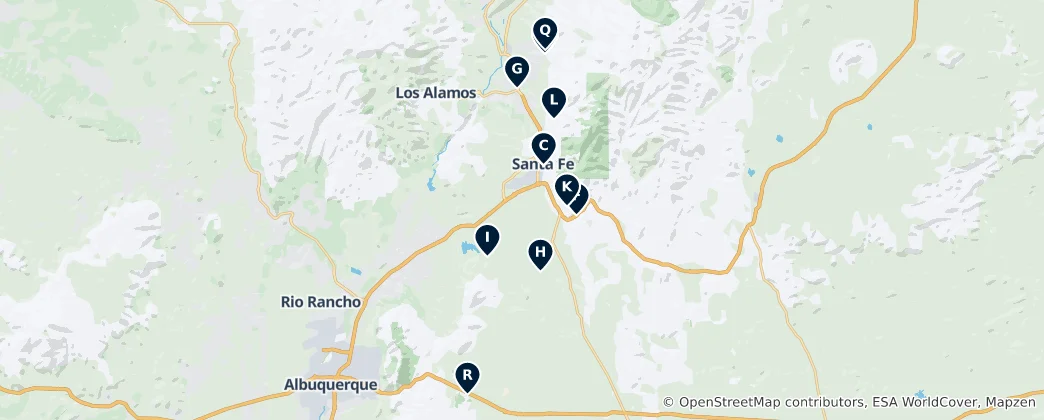 Map of Historic Religious Sites