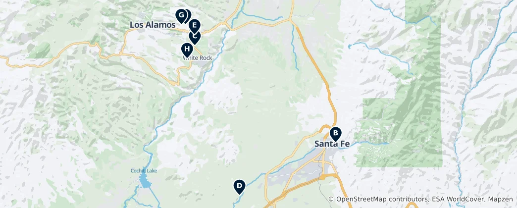 Map of Historic Ruins and Ancient Sites