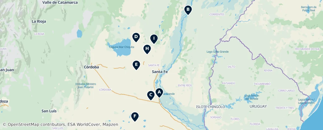 Parks & Green Spaces — Mapa