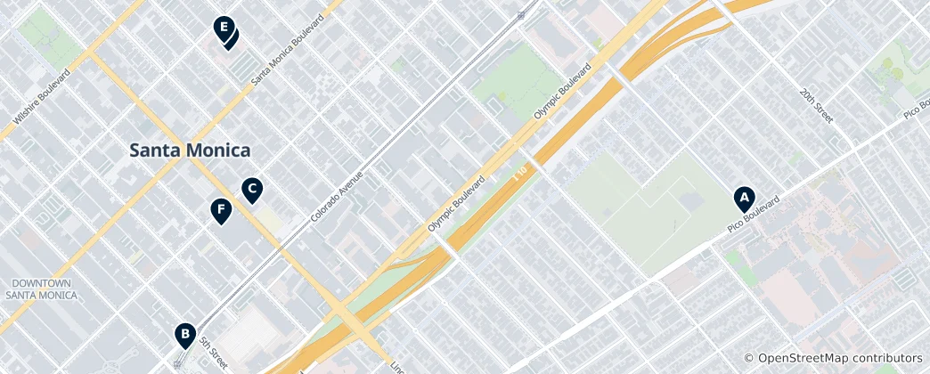 Mappa di Santa Monica Essentials
