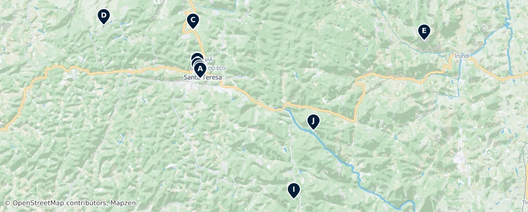 Santa Teresa Essentials — Mapa