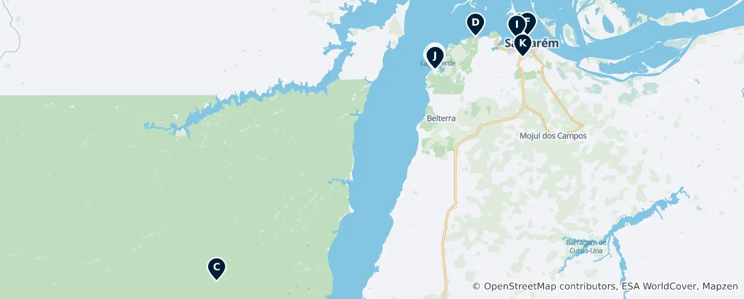 Mapa Santarém Essentials