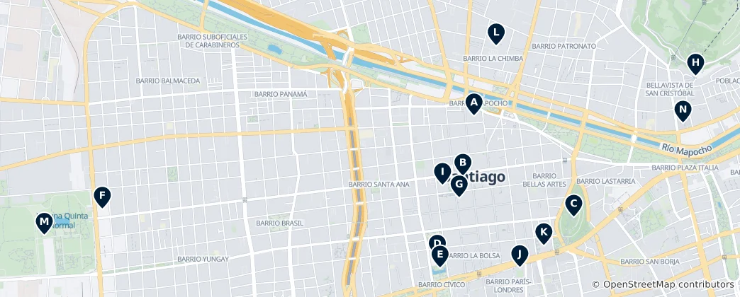 Mapa Comuna de Santiago: The Absolute Essentials