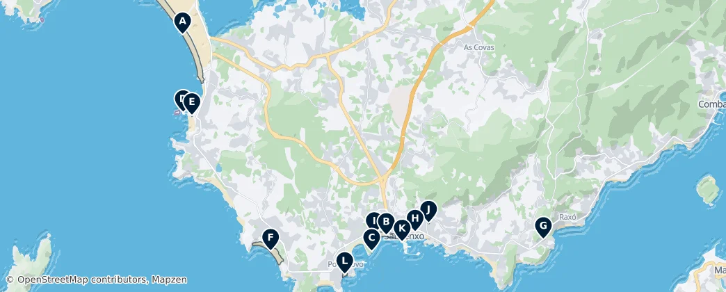 Sanxenxo Essentials — Mappa