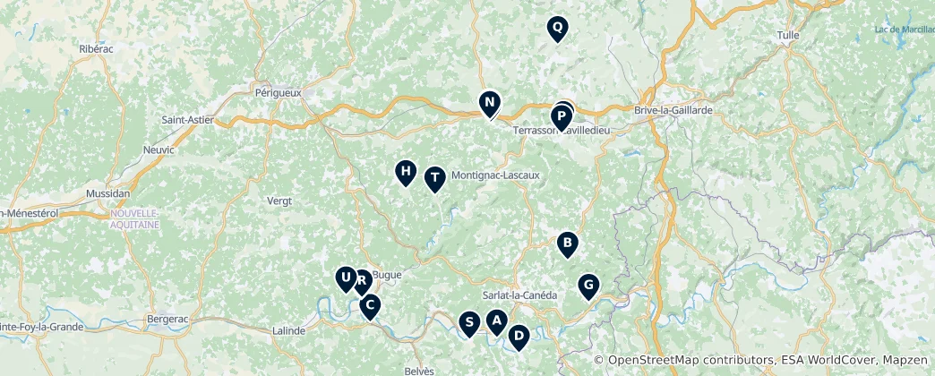Map of Parks and Gardens