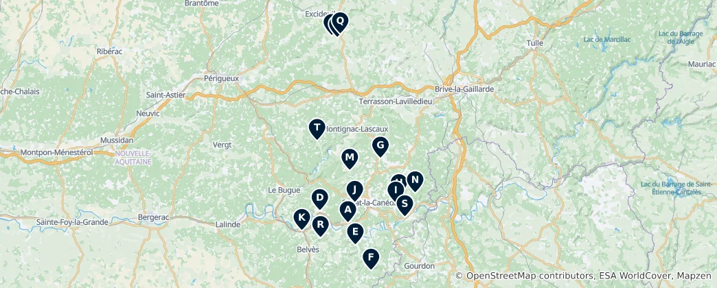 Map of Village Squares and Town Halls