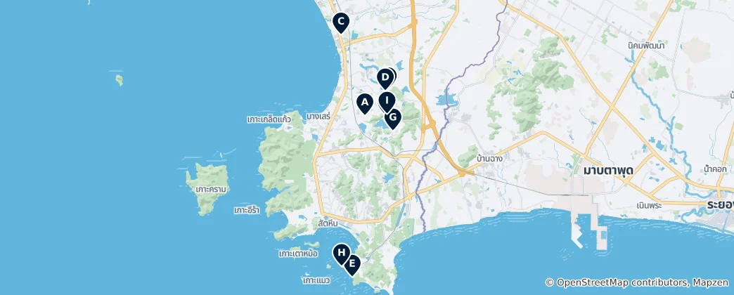 Sattahip's Absolute Essentials 지도