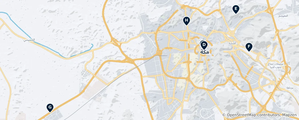 Mapa Mecca Essentials