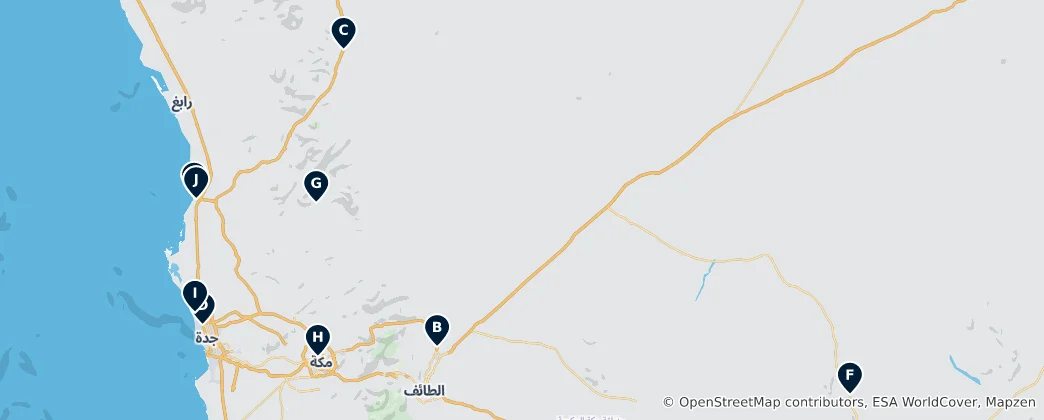 Mapa Regional Flavors