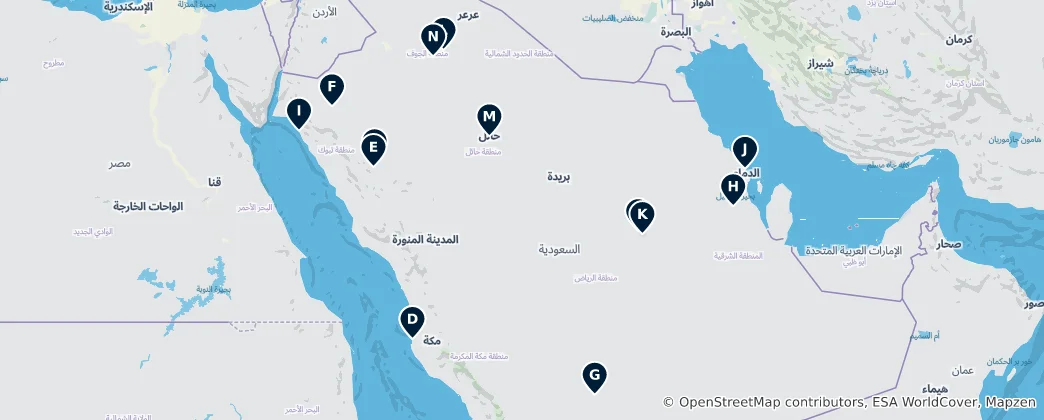 Map of Archaeological and Historical Sites