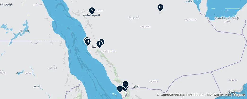 Map of Top Shopping Destinations