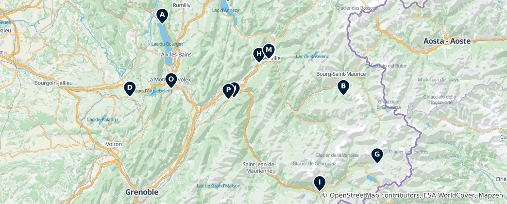 Map of Regional Heritage Sites
