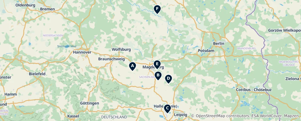 Map of Historic Architecture & Gates