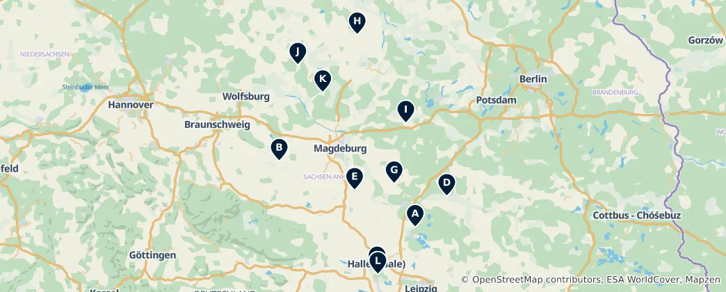 Map of Historic Churches