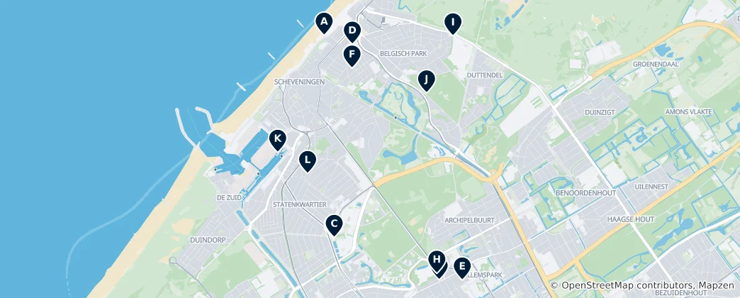 Art and Culture in Scheveningen 지도