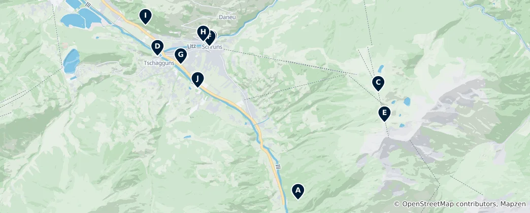 Mappa di Schruns Essentials
