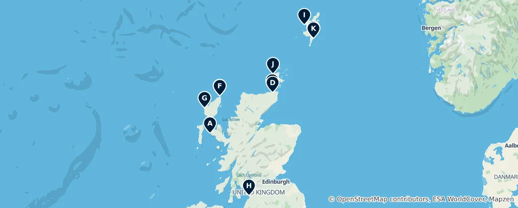 Mappa di Beaches and Lighthouses