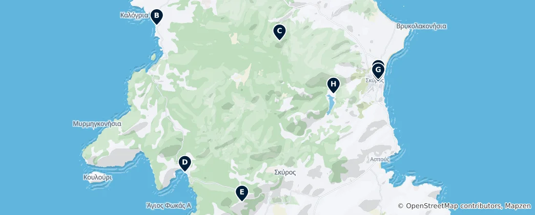 Mappa di Historic Churches & Chapels