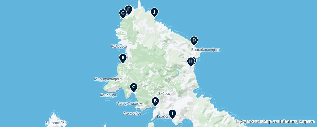 Mappa di Skyros Essentials