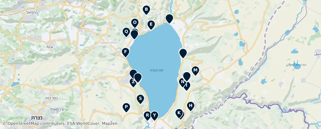 Karte von Ancient Ruins and Archaeological Sites