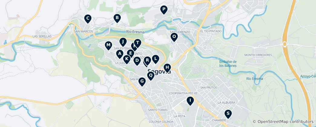 Mapa De Segovia's Religious Heritage