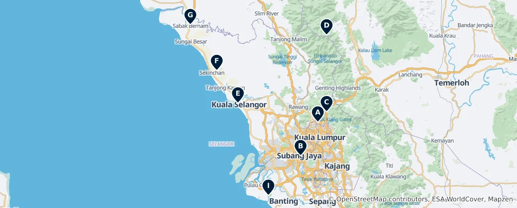 Map of Historic and Cultural Sites
